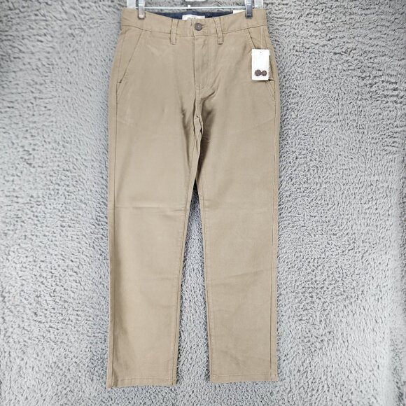 Flag & Anthem Pants Mens 28x32 Tan Stretch Mid Rise Nashville Straight *NWT*